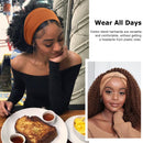 DRESHOW 6 Pack African Headbands Knotted Hairbands Yoga Sport Turban Head Wraps Wide Headband for Girls Hair Bands Accessories DRESHOW