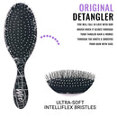 Wet Brush Original Detangler Brush - Doodle, Hipster - All Hair Types - Ultra-Soft Bristles Glide Through Tangles with Ease - Pain-Free Comb for Men, Women, Boys & Girls Wet Brush
