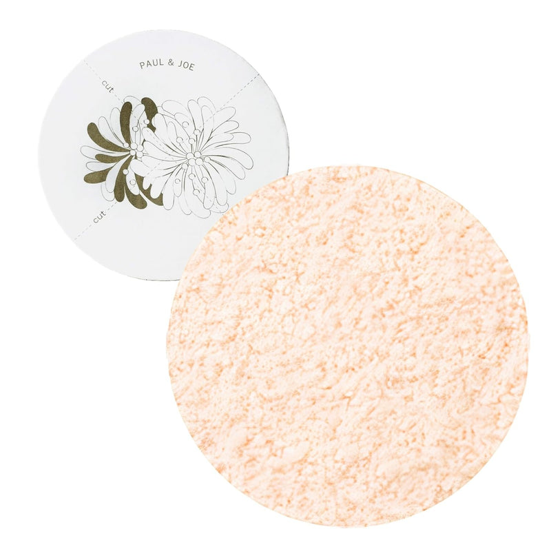 Paul & Joe Loose Powder Box + Puff - Refill Sold Separately, All-Day Lightweight Powder, Translucent Skin, Covers Pores, Absorbs Excessive Sebum, Creates Airy and Velvety Skin Infinity Warehouse