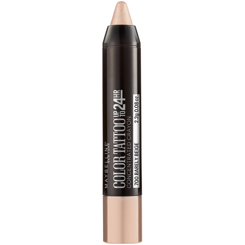 Maybelline Eyestudio ColorTattoo Concentrated Crayon,700 Barely Beige, 0.08 oz. Maybelline New York