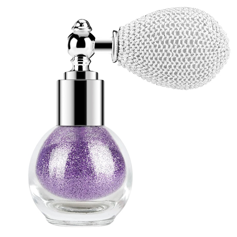 KYDA Highlighter Powder Spray, High Gloss Glitter Spray, Sparkling Powder Makeup, for Face and Body Glitter Cosmetic-Champagne Gold Infinity Warehouse