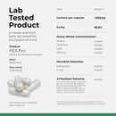 Ultra Micronized Palmitoylethanolamide (Pea) Supplement - 1500 MG Per Serving - Highly Purified & Bioavailable - 90 Capsules - Natural Support for Men and Women Infinity Warehouse