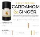 Each & Every Natural Aluminum-Free Deodorant for Sensitive Skin with Essential Oils, Plant-Based Packaging, 2.5 Oz. (Cardamom & Ginger, 2.5 Ounce (Pack of 1)) Each & Every