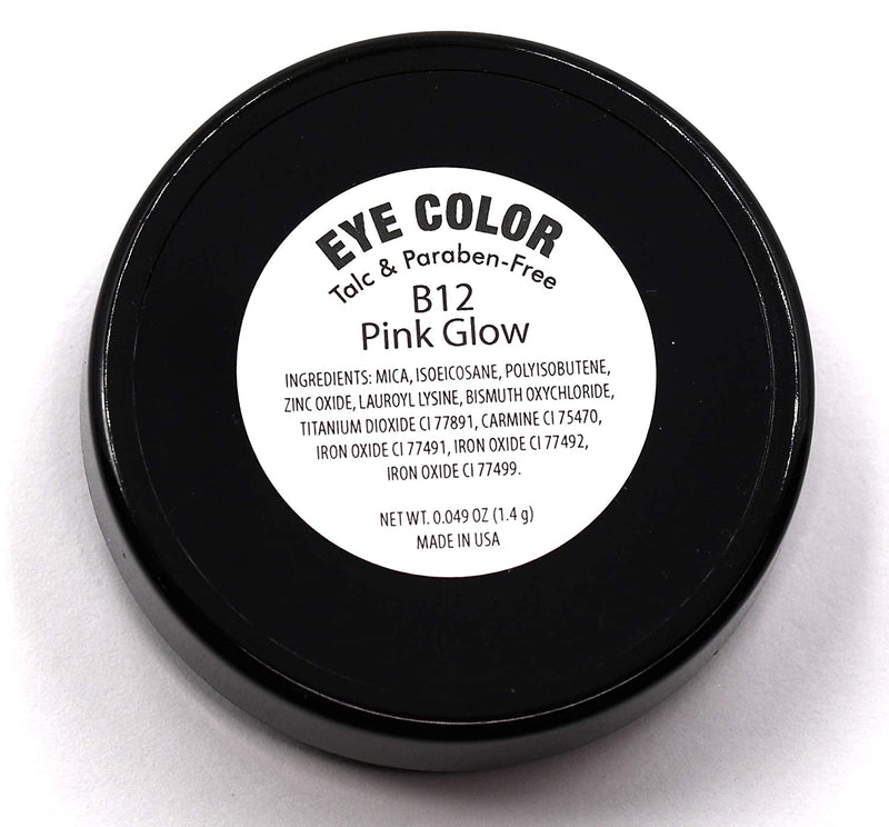 NEW Pink Glow Satin Light Baby Pink Opal Sunkissed Shimmering Shimmer Pressed Powder Eye Shadow Eyeshadow Talc & Paraben Free Vegan No Animal Testing & Cruelty Free Pure Ziva