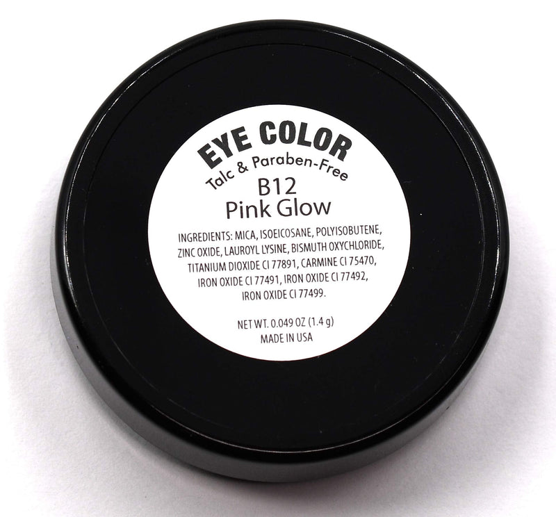 NEW Pink Glow Satin Light Baby Pink Opal Sunkissed Shimmering Shimmer Pressed Powder Eye Shadow Eyeshadow Talc & Paraben Free Vegan No Animal Testing & Cruelty Free Pure Ziva