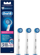 Oral-B 1000 CrossAction Electric Toothbrush, Black, Powered by Braun and Sensitive Gum Care Electric Toothbrush Replacement Brush Heads Refill, 3 Count Oral-B Store