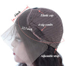 Human Hair Lace Front Wigs Glueless Brazilian Virgin Hair Body Wave Wigs 150% Density Pre-Plucked Hairline 13X4 Lace Front Human Hair Wigs with Baby Hair for Black Women (22 inch,Natural Color) LS HAIR