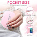 Modelones Poly Extension Gel Nail Kit 2PCS Builder Extension Gel Nude White Colors with Mini Nail Lamp Slip Solution Rhinestone Nail Manicure All-in-one Kit French DIY Nail Art Design Beginner Kit modelones