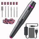 MelodySusie Electric Nail Drill, Portable Electric Nail Drill Machine for Acrylic Gel Nails, Professional Efile E File Manicure Pedicure Polishing Shape Tools for Home Salon Use, Grey MelodySusie
