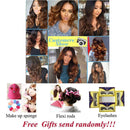Sakula Brown Ombre Body Wave 100% Human Hair Bundles Brazilian Unprocessed Virgin Remy Hair Extensions with 1B/30 Color (16 16 16 16 inch) Sakula Store