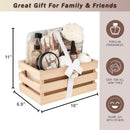 Bath Spa Gift Sets - Luxury Basket With Coconut & Vanilla - Spa Kit Includes Wash, Bubble Bath, Lotion, Bath Salts, Body Scrub, Body Spray, Shower Puff, Bathbombs, Soap and Towel