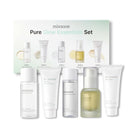 mixsoon Pure Glow Essentials Set - 5-Step Skincare Kit - Travel kit, Travel size kit, Hydrating Skincare Gift Set (15ml*1+20ml*3+30ml*1) Korean Glass Skin Care Infinity Warehouse