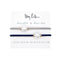 By Lilla Halo Elastic Hair Ties and Bracelets | Set of Two Hair Tie-Bracelets | Hair Accessories for Women | No Crease Hair Ties & Women’s Bracelets | Gold (Silver/Navy) By Lilla