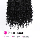 8 Packs Box Braids Crochet Hair With Curly Ends Goddess Box Braids Crochet Braids 3X Bohemian Braiding Hair for Black Women(12 Inch, 1B)…… FIRSTCYH HAIR