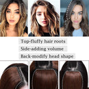 Clip In Mini Human Hair Extensions One Piece Short Straight Invisible Seamless Hairpin Hair For Thinning Hair Adding Hair Volume Natural Cushion High Hair For Men Women(10'',