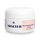 Hydrating Night Face Cream, Daily Hyaluronic Acid Facial Moisturizer, Dry Sensitive Aging Skin Moisturizing Treatment & Wrinkle Repair, 1oz Noacier NOACIER