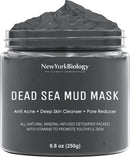 New York Biology Dead Sea Mud Mask for Face and Body with Dead Sea Mud Mask Infused with Lavender - Spa Quality Pore Reducer for Acne, Blackheads and Oily Skin, Natural Skincare – 8.8 Oz NEW YORK BIOLOGY THE ULTIMATE COSMECEUTICALS