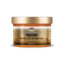African Pride Black Castor Miracle Extra Hold Braid, Loc, Twist Gel - Tames Frizz & Edges, No Parabens, No Sulfates, No Mineral Oil, No Petrolatum, Contains Black Castor & Coconut Oil, 8 oz African Pride