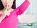 Underarm Sweat Pads [24pcs/12pairs] Keep Your Armpits Fresh, Guard your Shirt Stop Sweat Spots or Stains Fight Excessive Sweating with Disposable Individually Packed Pairs Cotton Pads. GoodMind Creations
