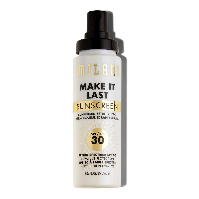 Milani Make It Last Sunscreen Setting Spray with SPF30 - Makeup Primer and Setting Spray with Sunscreen, Long Lasting Makeup Finishing Spray Milani