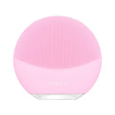 FOREO LUNA mini 3 Silicone Facial Cleansing Brush for All Skin Types Pearl Pink, Ultra-hygienic, 30-sec Glow Boost Mode, 12 Intensities, 400 uses/USB Charge, App-connected, 2-year Warranty FOREO