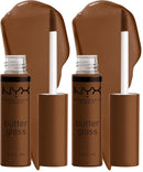 NYX PROFESSIONAL MAKEUP Butter Gloss, Non-Sticky Lip Gloss - Devil's Food Cake (Deep Plum) Infinity Warehouse