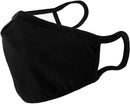 WITHMOONS 3PCS Cotton Face Mouth Mask Cool Mesh Cloth 3 Layers Facial Reusable Washable Nose Bridge Wire Black for Women Men WITHMOONS Store