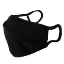 WITHMOONS 3PCS Cotton Face Mouth Mask Cool Mesh Cloth 3 Layers Facial Reusable Washable Nose Bridge Wire Black for Women Men WITHMOONS Store