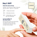 Onsen Secret Complete Nail Reboot Kit w/Cuticle Oil 10ml, Nail File 120/180 Grit Double Sided, A 3-Way Buffer Block & Cuticle Serum-15ml in Action | Super Value Pack Infinity Warehouse