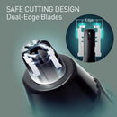 Panasonic ER-GN30-K Nose, Ear n Facial Hair Trimmer Wet/Dry with Vortex Cleaning System, Black Infinity Warehouse