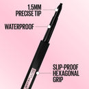 Maybelline New York Hyper Easy No Slip Pencil Eyeliner Makeup, Deep Brown, 0.001 oz. Maybelline New York