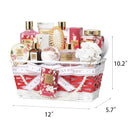 19 Pcs Rose Gifts Spa Gift Set Bath and Body Gifts Basket Set For Women Bath Spa Gift Baskets Set for Women Mom Mothers Day Christmas Birthday Valentines Gifts Spa Kit for Women Mom Gift