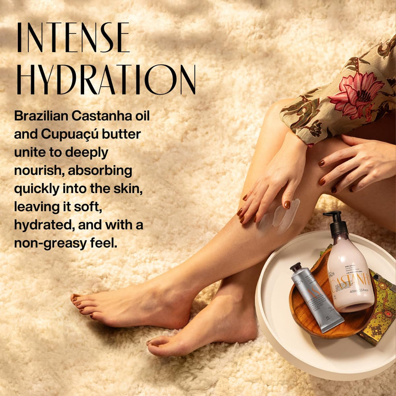 natura - Ekos Castanha Nourishing Foot Cream - Nourish & Soothe Dry Skin - Fast Absorbing - With Brazil Nut Oil to Deeply Moisturize - Vegan & Cruelty-Free - 2.6 oz (75g) Infinity Warehouse