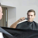 Leaflai Beard Apron, Non-Stick Shaving Hair Catcher for Men with 2 Suction Cups, Waterproof Beard Bib Cape Grooming set for Trimming, Best Christmas Gifts for Men - Black Leaflai