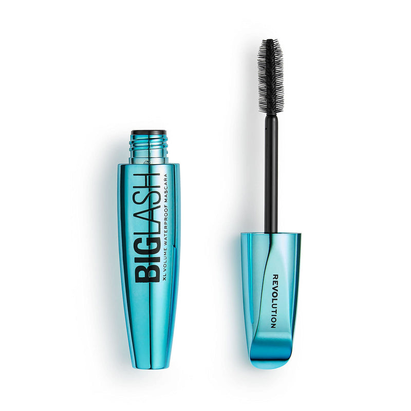Makeup Revolution Big Lash XL Waterproof Mascara, Volumizing & Lengthening, Quick Drying Formula, Black, Cruelty-Free, 0.08 Oz Makeup Revolution