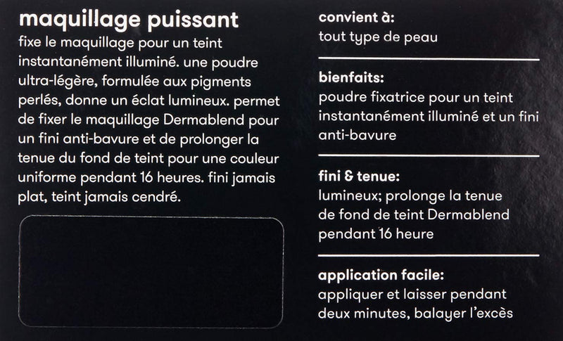 Dermablend Illuminating Banana Powder, Loose Setting Powder Makeup for Brightening and a Long-Lasting Luminous Finish, up to 16hr Wear, 0.63 oz Dermablend
