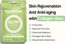 Vytadose Collagen Glow Beauty Restore Patches | 5X Stronger Formula | Collagen Peptides, Vitamin C, Pro-Retinol, Coq10, Hyaluronic Acid & Biotin for Hair Growth | Daily Patch for Skin & Hair Wellness Infinity Warehouse