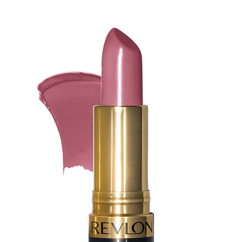 Revlon Super Lustrous Lipstick, High Impact Lipcolor with Moisturizing Creamy Formula, Infused with Vitamin E and Avocado Oil in Plum / Berry, Sassy Mauve (463) REVLON
