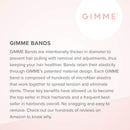 GIMME Bands Starter Kit | Gentle Microfiber Hair Ties | Includes Our Must-Have Hair Accessories Essential for Every Hair Type and Occasion | No Snagging, Dents, or Breakage | Black Onyx GIMME