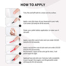 AILLSA Champagne Gel Nail Polish Kit, 6 Colors Purple Caramel Glitter White Gel Polish Set, Soak Off UV Nail Gel Polish Manicure Kit DIY Home Salon Nail Art AILLSA Store