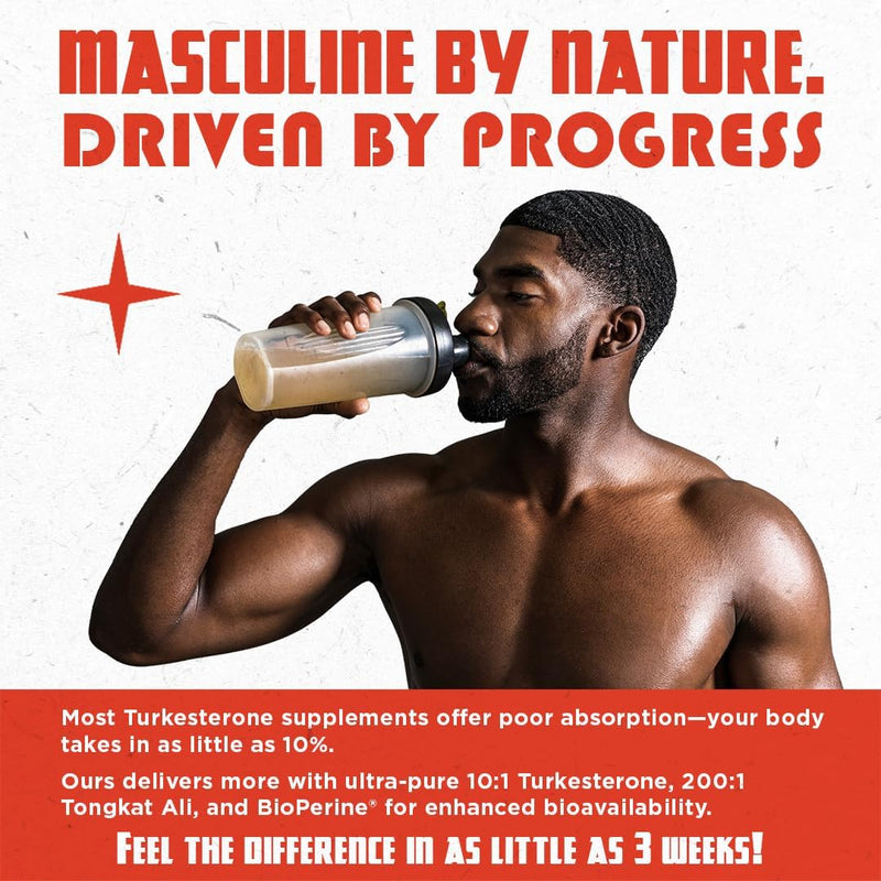 Old School Labs Testosterone Supplement for Men – Turkesterone 1500mg Max Potency + Tongkat Ali & BioPerine® – Muscle Growth, Recovery, Drive & Stamina – 120 Caps, 40 Servings Infinity Warehouse