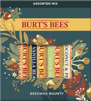 Burt’s Bees Holiday Gift, 4 Lip Balm Stocking Stuffer Products, Beeswax Bounty Assorted Set - Original Beeswax, Vanilla Bean, Cucumber Mint & Coconut Pear (Old Verison) Burt's Bees