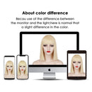 ENTRANCED STYLES Short Blonde Wig 12 Inch Bob Wigs for Women Synthetic Colorful Cosplay Daily Party Blonde Wig with Bangs (