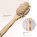 MainBasics Dual-Sided Long Handle Bath Shower Brush Back Scrubber Body Exfoliator MainBasics