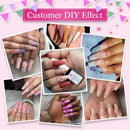 Makartt 500pcs Long Ballerina Nails with 10pcs Nail Glues and Acrylic Nail Clippers,Full Cover Acrylic Nails, Nail Glue and Nails Tips Cutter Makartt