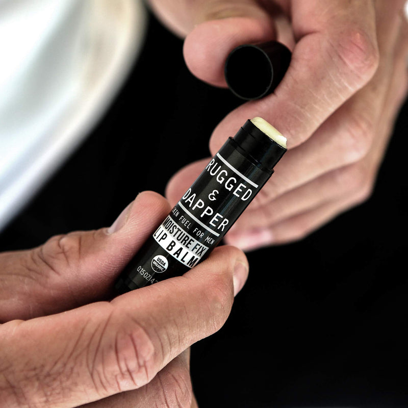 RUGGED & DAPPER Men's Face Cream and Organic Lip Balm Hydration Bundle RUGGED & DAPPER Store