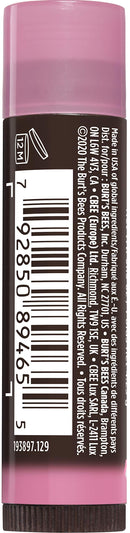 Lip Balm, Burt's Bees Tinted Moisturizing Lip Care, 100% Natural, Pink Blossom with Shea Butter (2 Pack) Burt's Bees