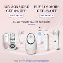 Vanity Planet Scalp Massaging Shampoo Brush - Groove Blue/Grey - Handheld Vibrating Massager - Water-Resistant Shower Tool Cleanses and Soothes the Scalp to Promote Hair Growth Vanity Planet