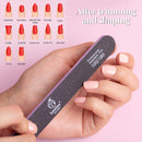 Beetles 10 PCS Professional Nail File Set, Double Sided Emery Board 100/180 Grit Nail Files Manicure Tools Kit for Home and Salon Use ,Acrylic False Nails beetles Gel Polish