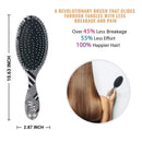 Wet Brush Original Detangler Brush - Squiggle, Hipster - All Hair Types - Ultra-Soft Bristles Glide Through Tangles with Ease - Pain-Free Comb for Men, Women, Boys & Girls Wet Brush